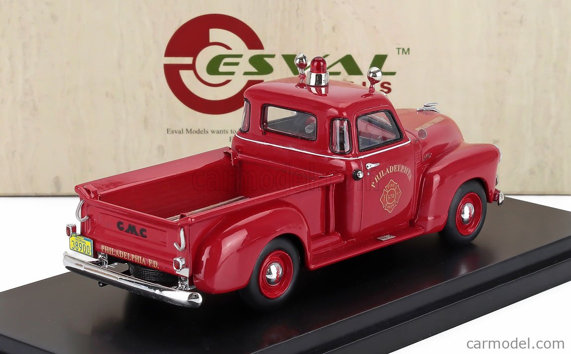 Esval Camionnette GMC Série 100 de 1951 pompiers d 1/43