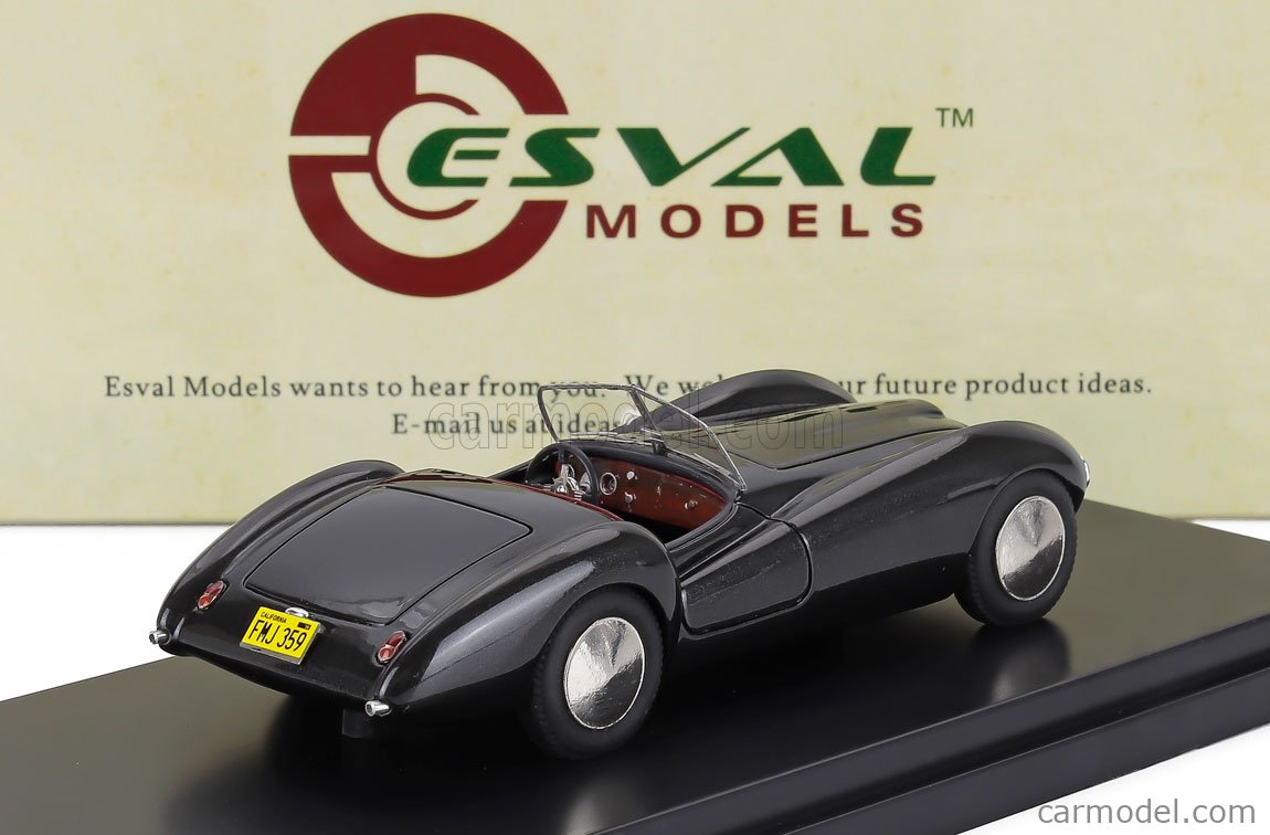 Victress S-1 Roadster 1953 Noir 1 De 500 Esval Modèles 1:43
