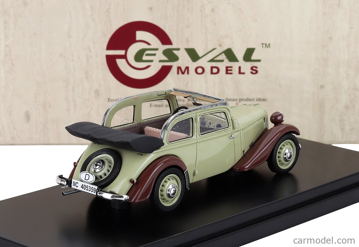 Esval 1/43 – Adler Trumpf Junior Cabriolet 2 Portes (prévente)