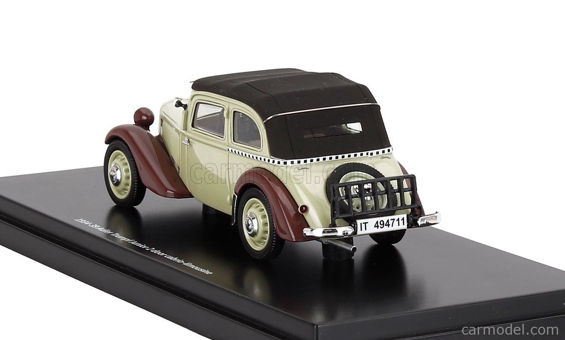 Esval EMEU43034D - Cabrio-limousine 2 portes Adler Trumpf Junior de 1/43 | UK