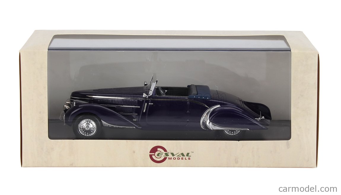 Esval EMEU43030A Clabot Cabriolet Delage D8-85 par Henri Chapron de 1/43