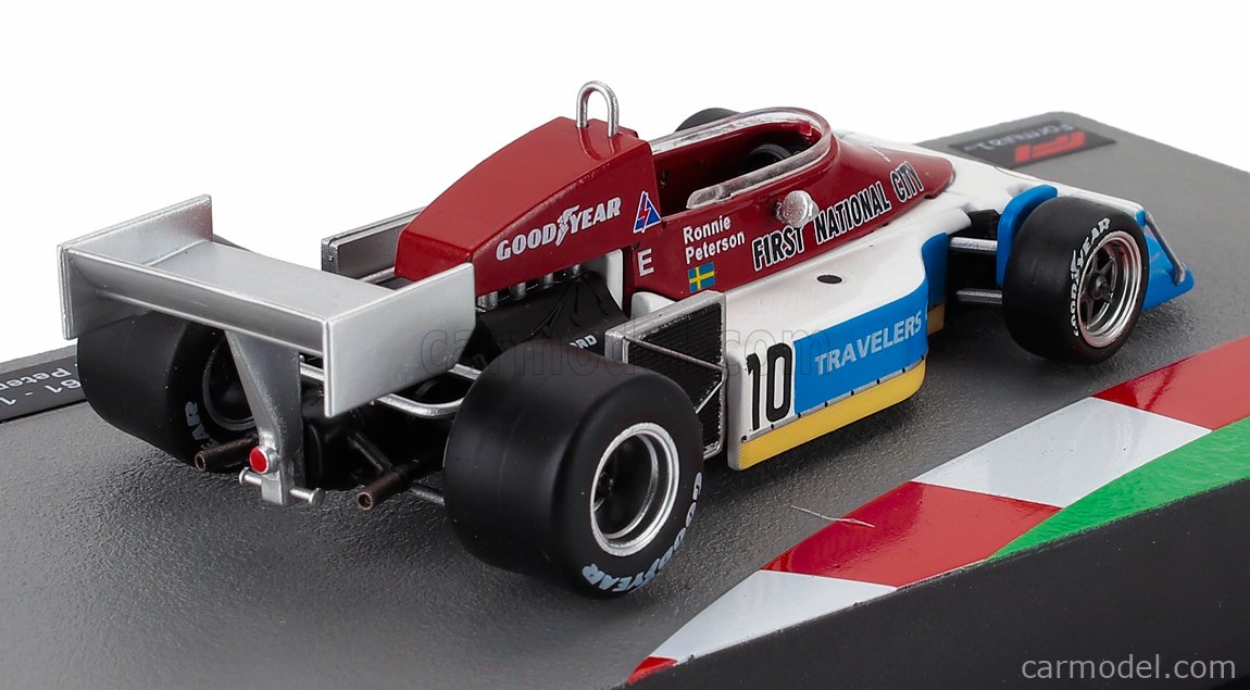 MARCH F1 761 № 10 Season (1976) Ronnie Peterson - Con Vetrina - With Showcase, B