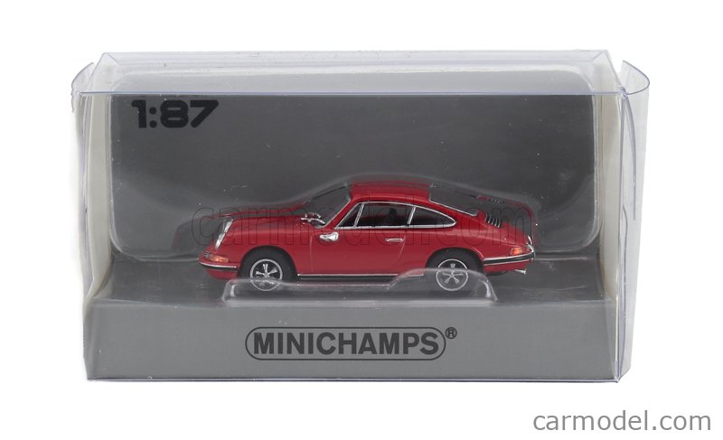 MINICHAMPS 870064420 Scale 1/87 | PORSCHE 911 COUPE 1972 RED