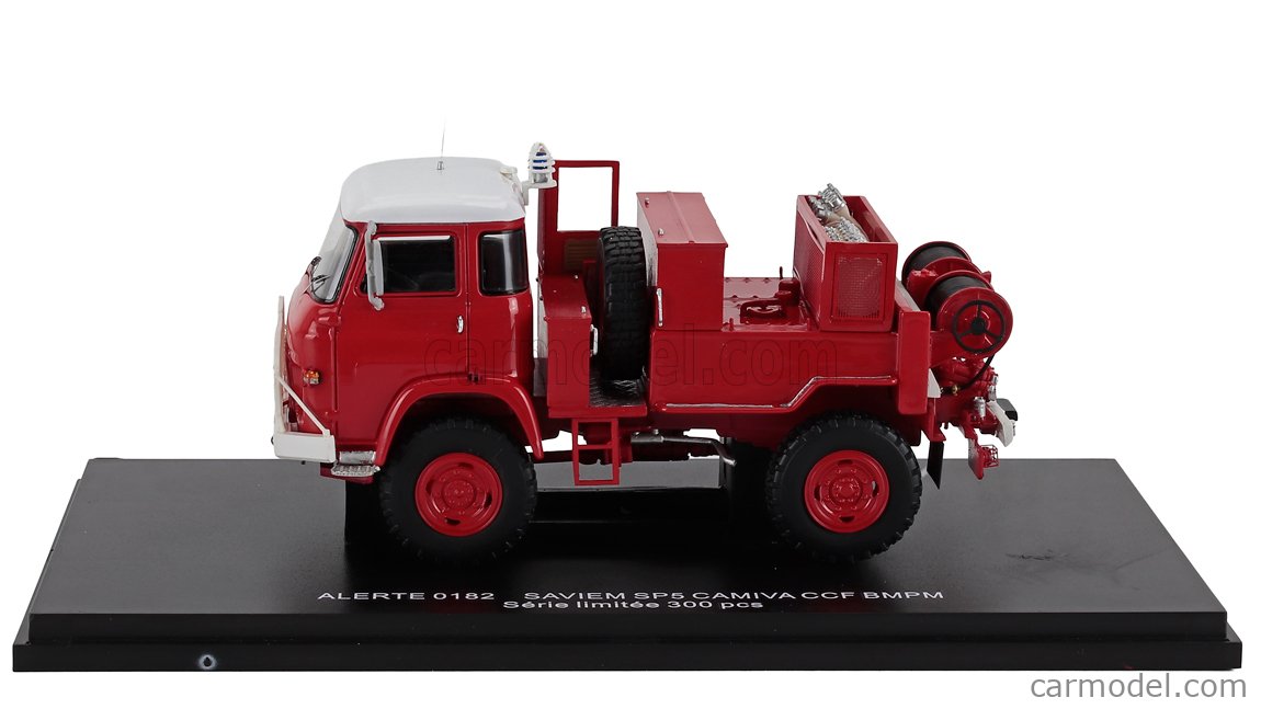 Camion De Pompiers ALERTE Saviem SM7 Double Cabines – Citerne – Neuf – Collection