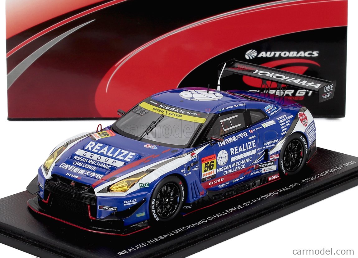 SPARK-MODEL 43SGT25056 Scale 1/43 | NISSAN GT-R NISMO GT3 TEAM