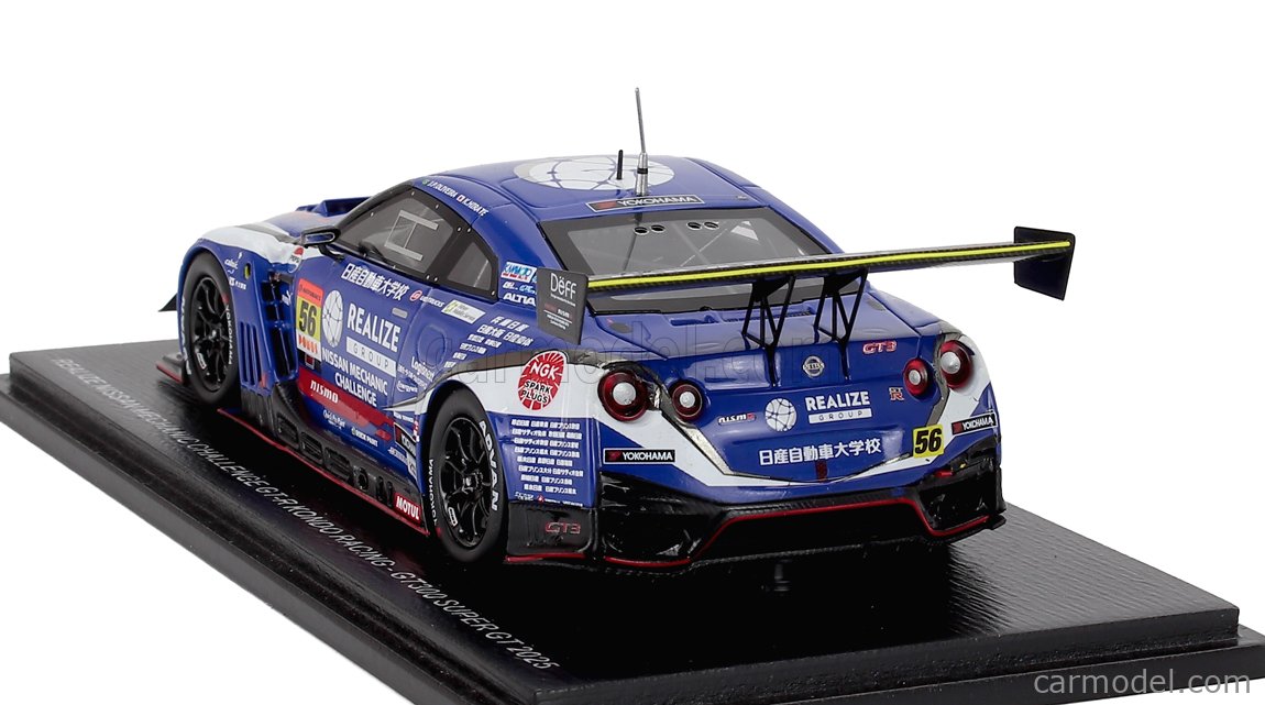 SPARK-MODEL 43SGT25056 Scale 1/43 | NISSAN GT-R NISMO GT3 TEAM