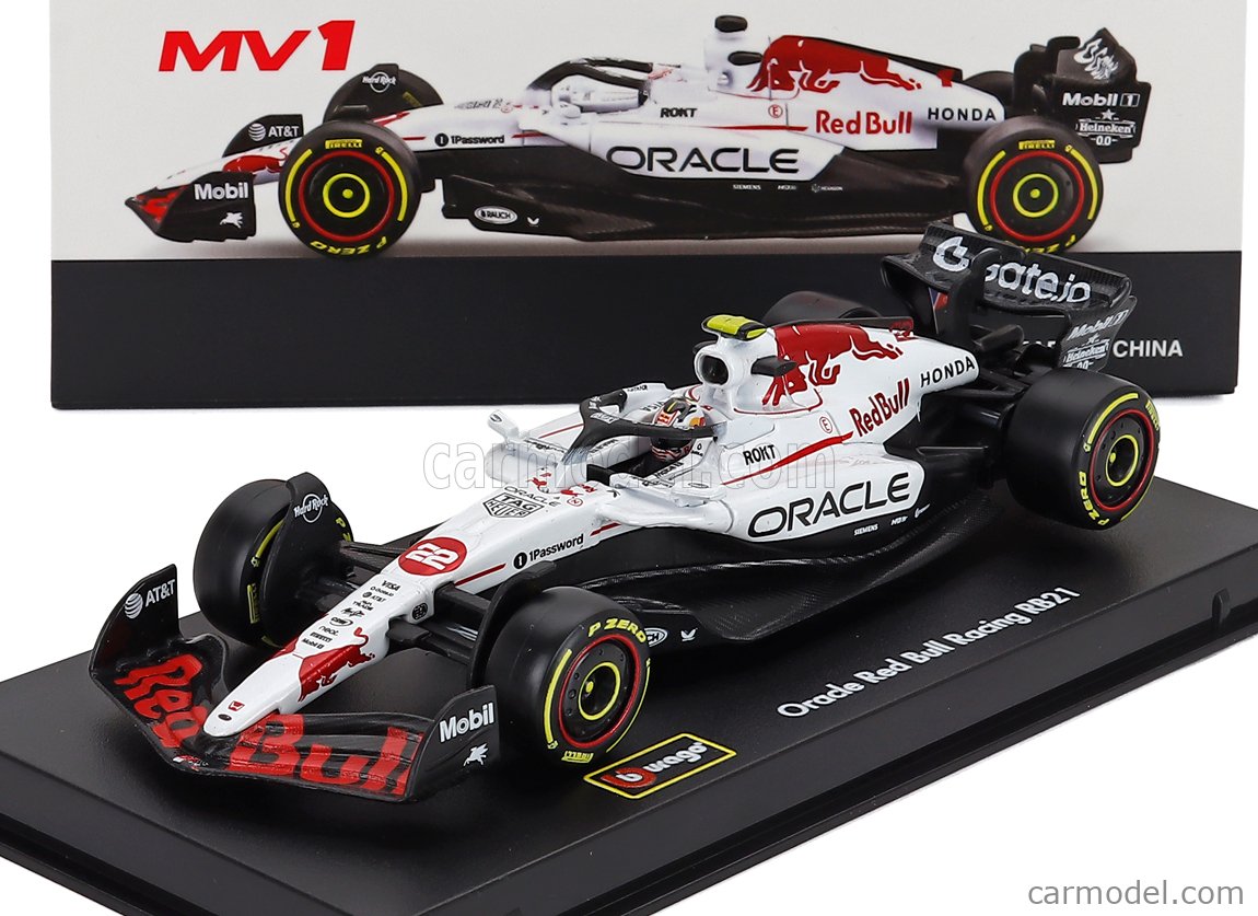 BURAGO 18-38234-J-22 Scale 1/43 | RED BULL F1 RB21 TEAM ORACLE RED