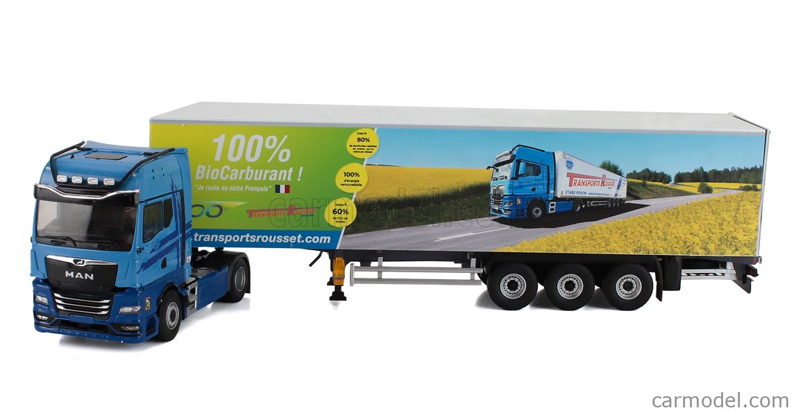 Camion MAN TGX Euro 6 Au 1/43 Par Eligor - Édition Limitée Bleu
