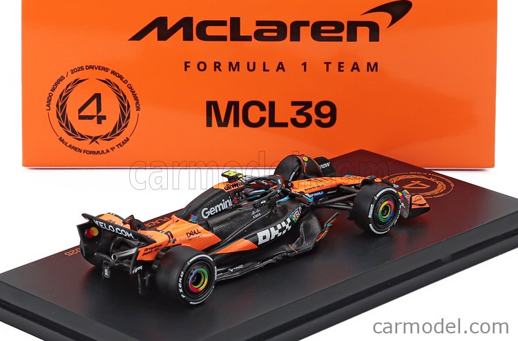 MINICHAMPS 530258704 Scale 1/64 | McLAREN F1 MCL39 TEAM MCLAREN N