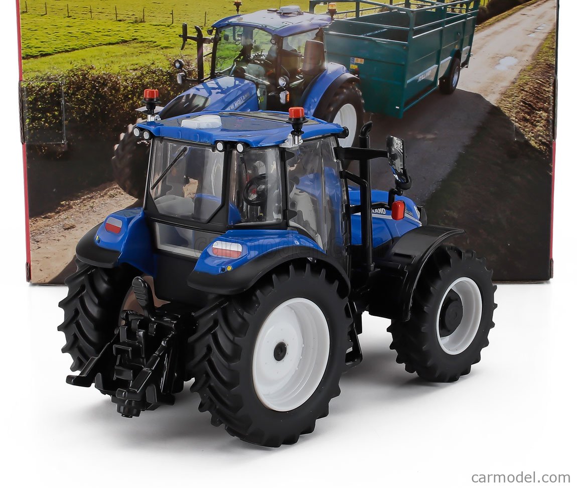 BRITAINS 43400 Scale 1/32 | NEW HOLLAND T5.120 TRACTOR 2018 BLUE BLACK