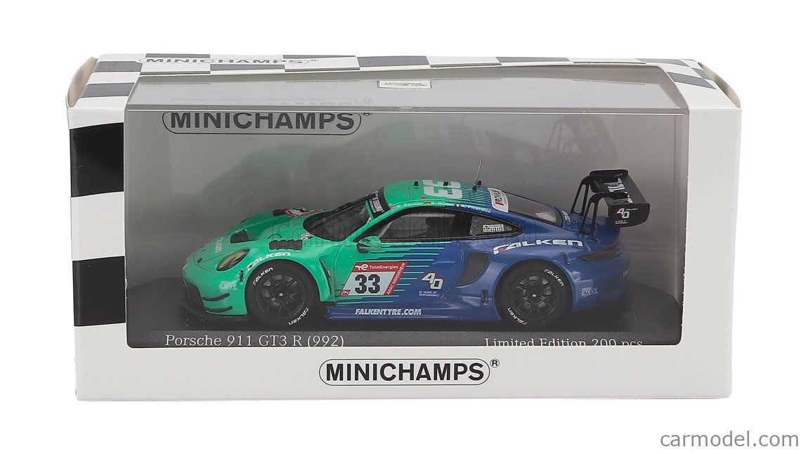 MINICHAMPS 413236333 Scale 1/43 | PORSCHE 911 992 GT3 R TEAM