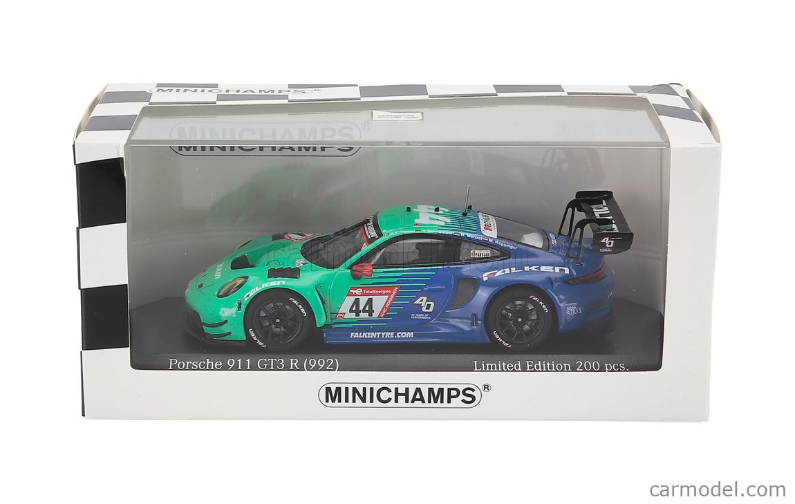Spark Porsche 911 992 GT3 R 1/43 - #44 Nürburgring 2023 - Eriksson/Heinemann