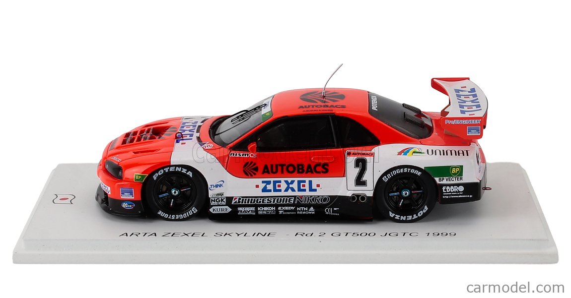 SPARK-MODEL SJ164 Scale 1/43 | NISSAN SKYLINE GT-R (R34) TEAM ARTA