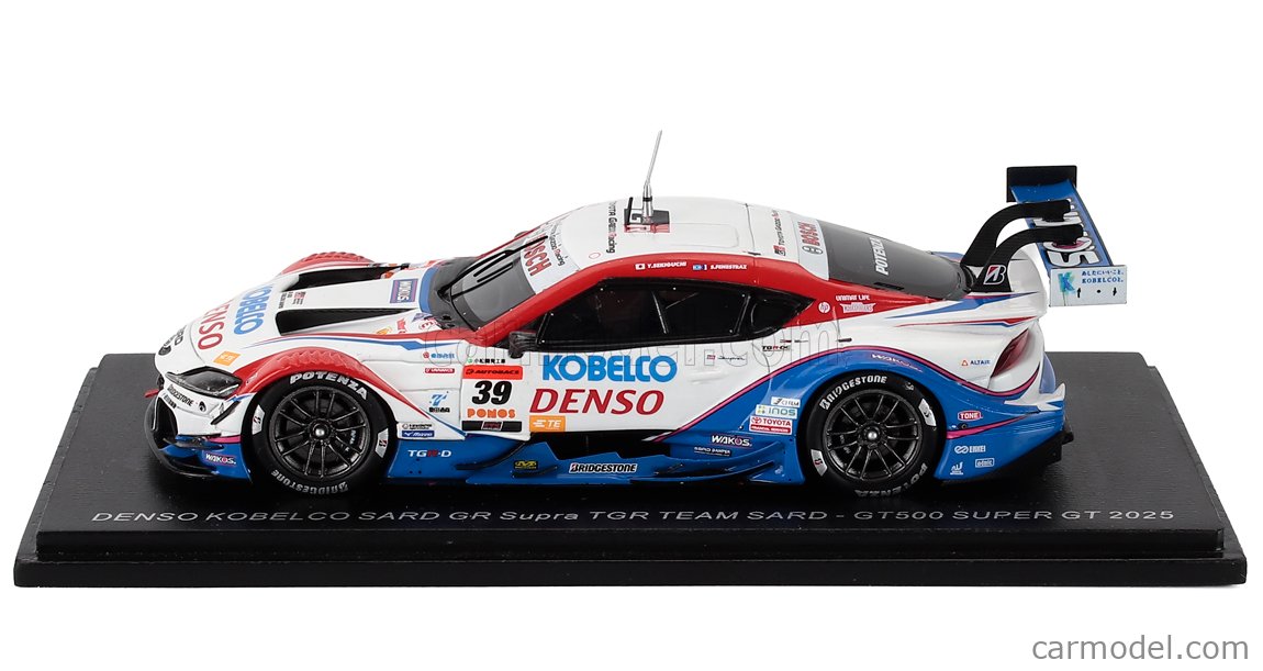 ミニカー SUPER GT DENSO KOBELCO SARD GR Supra 1/43 Spark DENSO KOBELCO SARD GR Supra No.39 TGR TEAM SARD GT500