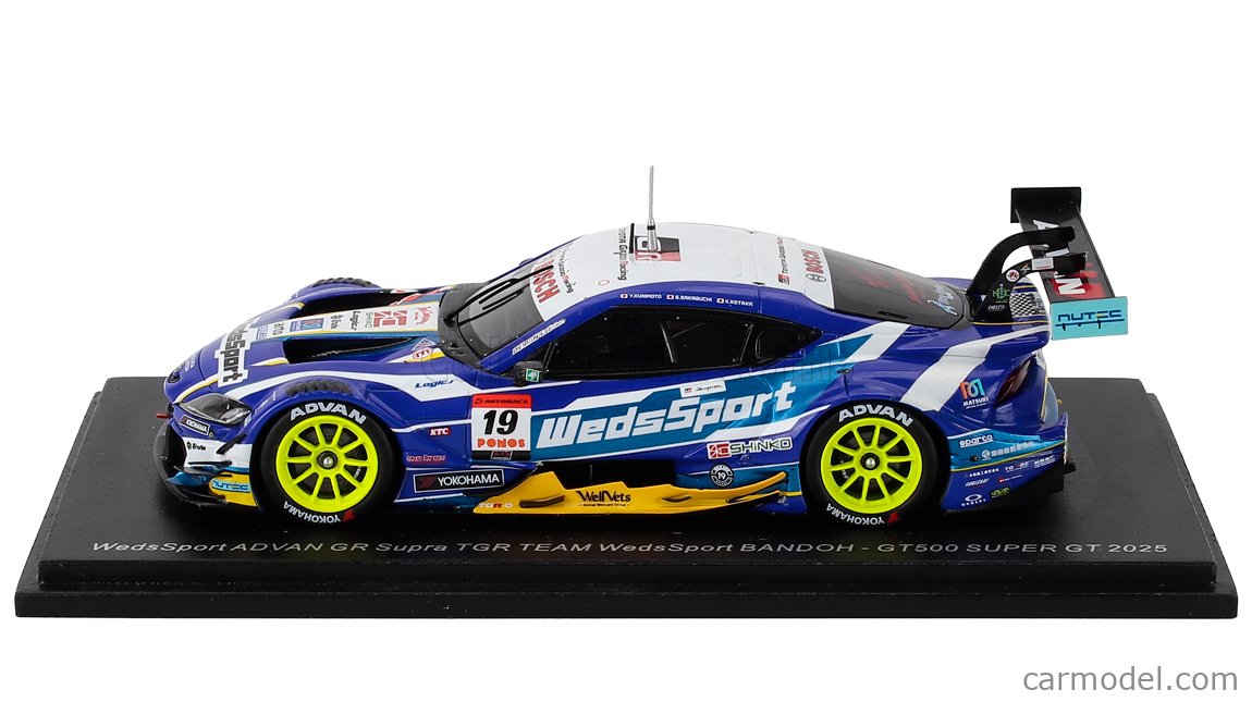 SPARK-MODEL 43SGT25019 Scale 1/43 | TOYOTA SUPRA GR TEAM WEDSSPORT