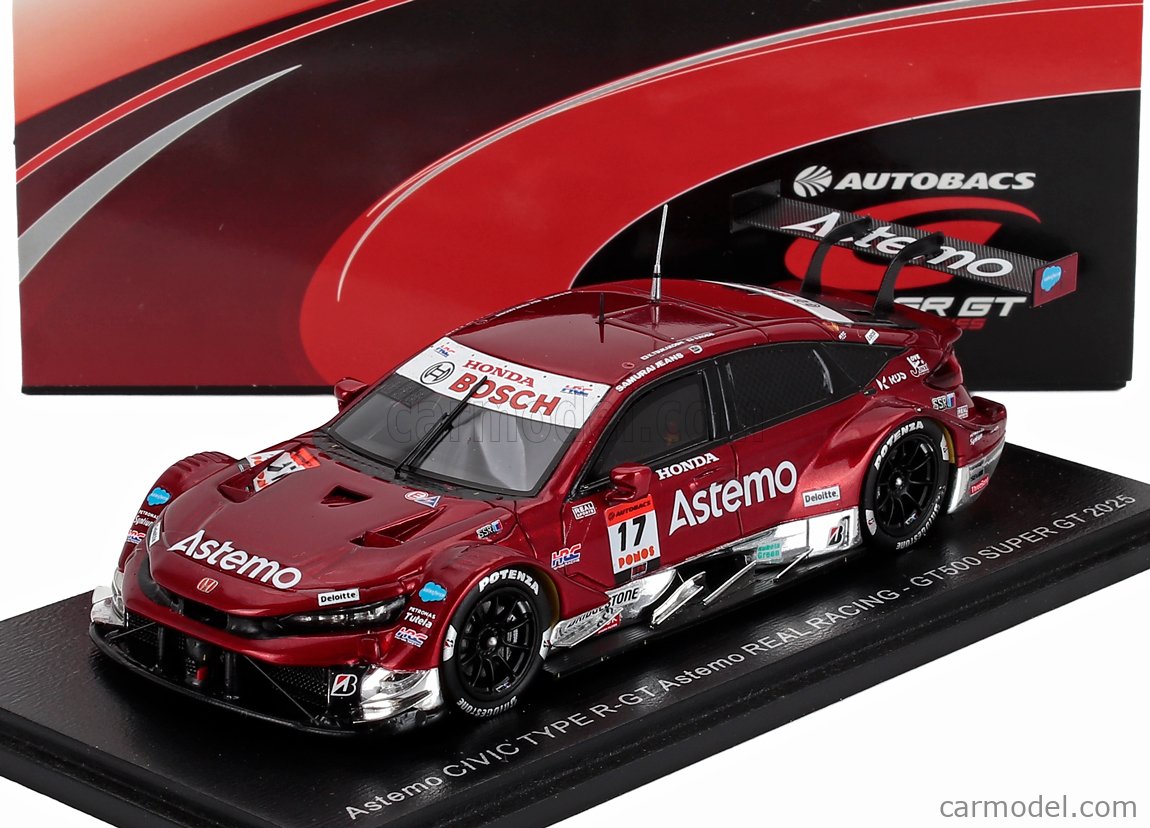 SPARK-MODEL 43SGT25017 Escala 1/43 | HONDA CIVIC TYPE R-GT TEAM