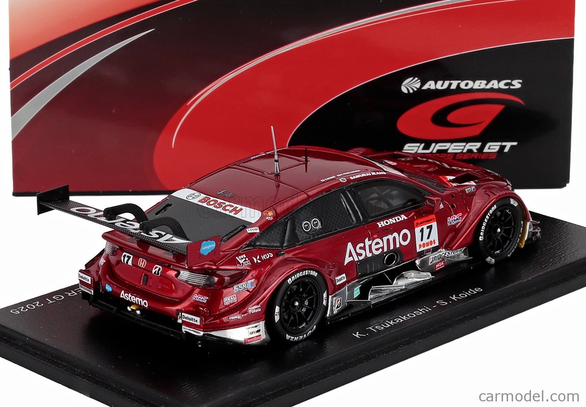 SPARK-MODEL 43SGT25017 Escala 1/43 | HONDA CIVIC TYPE R-GT TEAM