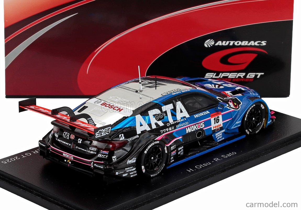 SPARK-MODEL 43SGT25016 Scale 1/43 | HONDA CIVIC TYPE R-GT TEAM