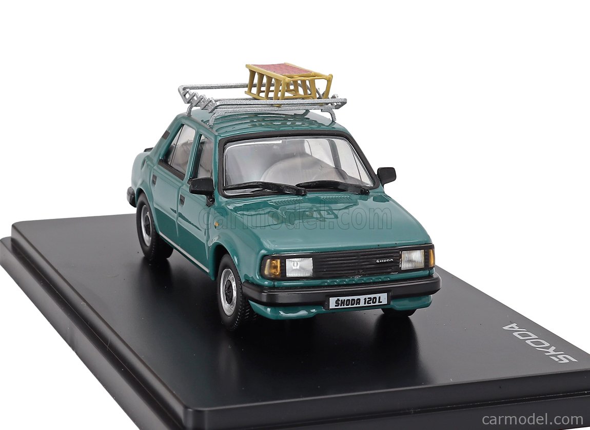 ABREX 143AU-702HA Scale 1/42 | SKODA 120L 1984 WITH SNOW SLEDGE