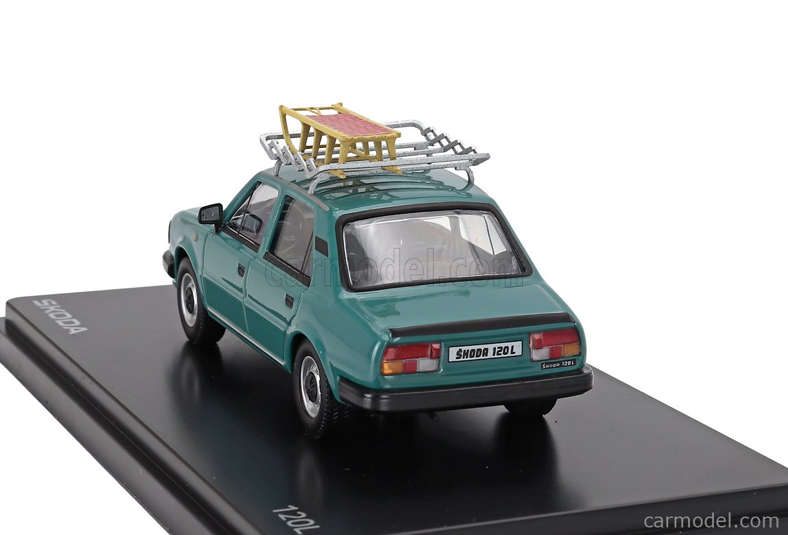 ABREX 143AU-702HA Scale 1/42 | SKODA 120L 1984 WITH SNOW SLEDGE