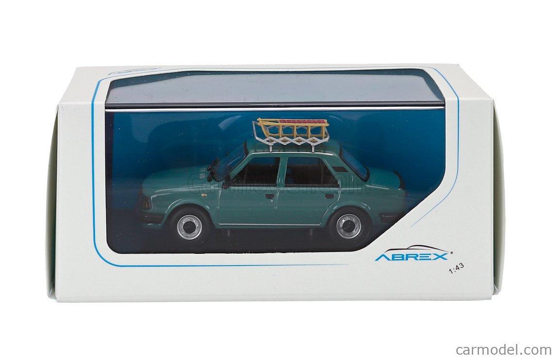 ABREX 143AU-702HA Scale 1/42 | SKODA 120L 1984 WITH SNOW SLEDGE