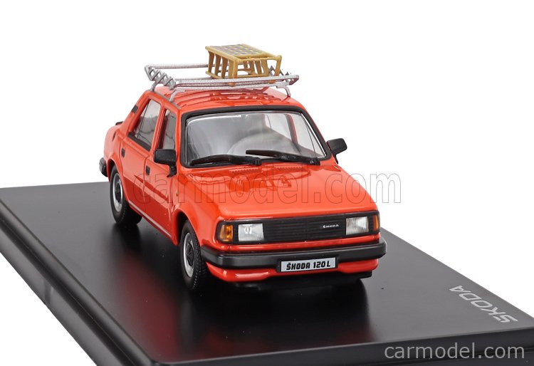 ABREX 143AU-702GS Scale 1/43 | SKODA 120L 1984 WITH SNOW SLEDGE