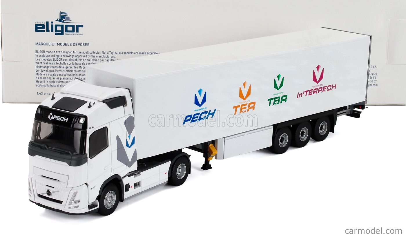 Eligor AE500 MICHELIN VOLVO FH PROST 2台 ELIGOR 118613 Масштаб 1/43 | VOLVO FH AERO TRUCK CASSONATO PECH