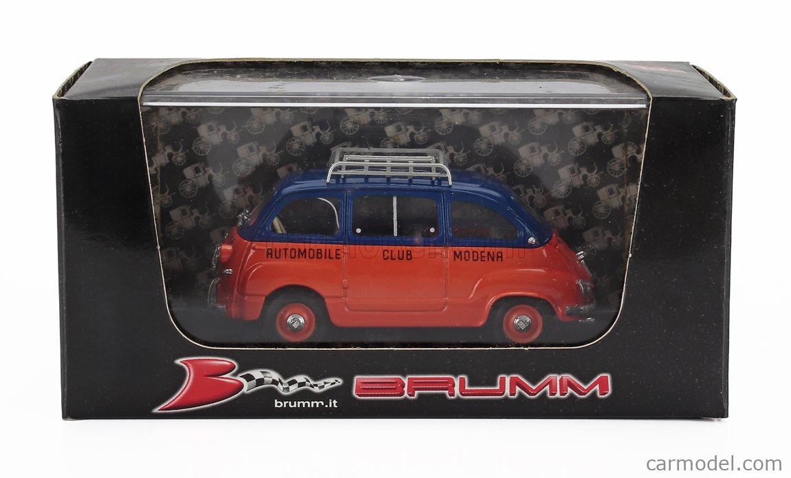 Miniature Brumm 1:43 - Fiat 600D Agip 1960 - BRUR543 - Neuve En Boîte