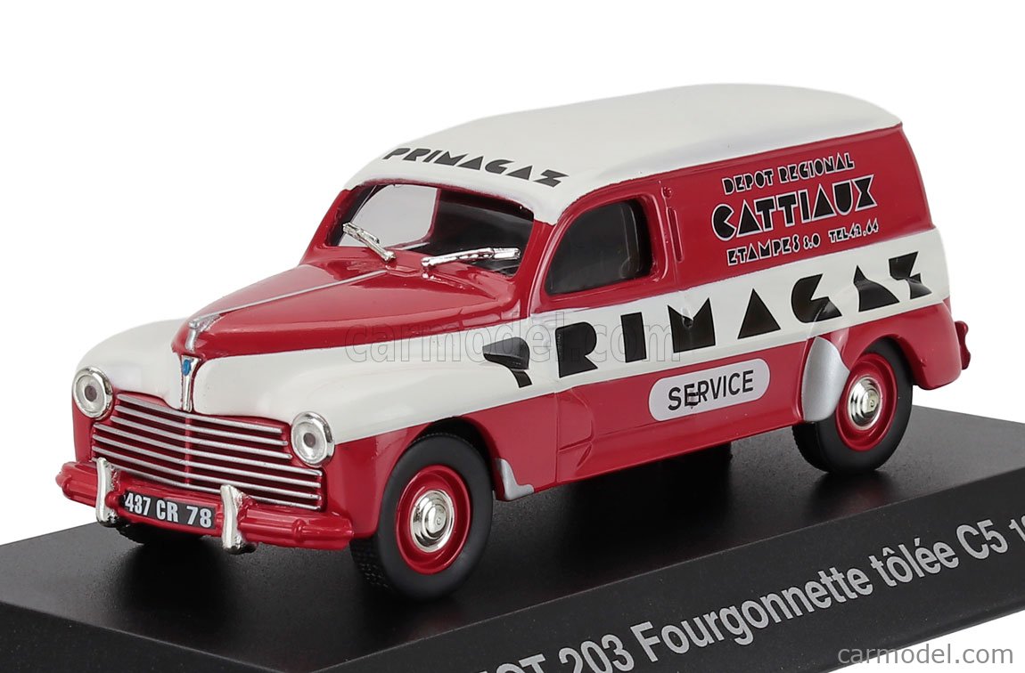 Solido Peugeot 203 grise 1/43 rallye Monte-Carlo - Collection