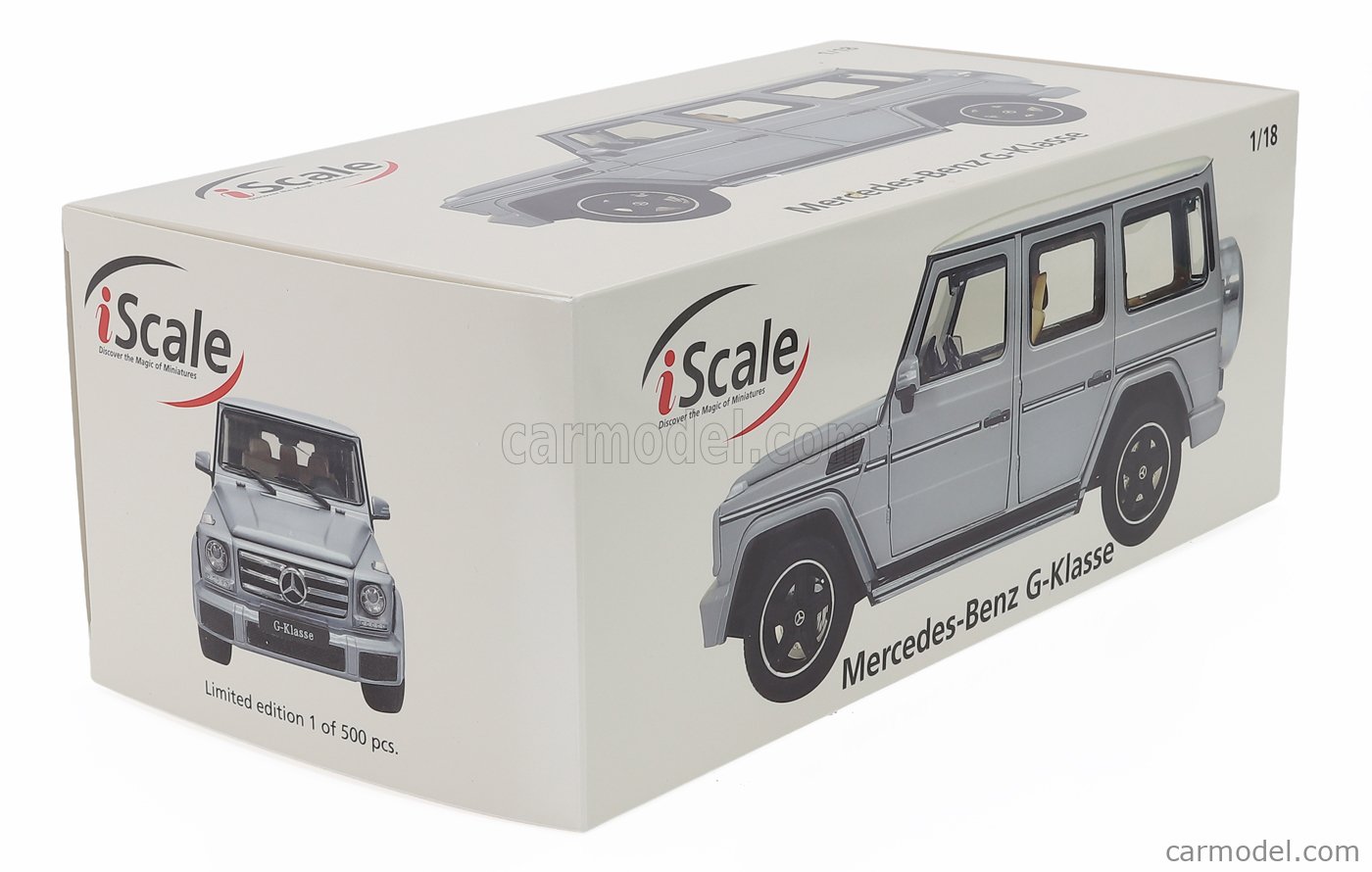 I-SCALE 180043 Scale 1/18 | MERCEDES BENZ G-CLASS (W463) 2015 SILVER