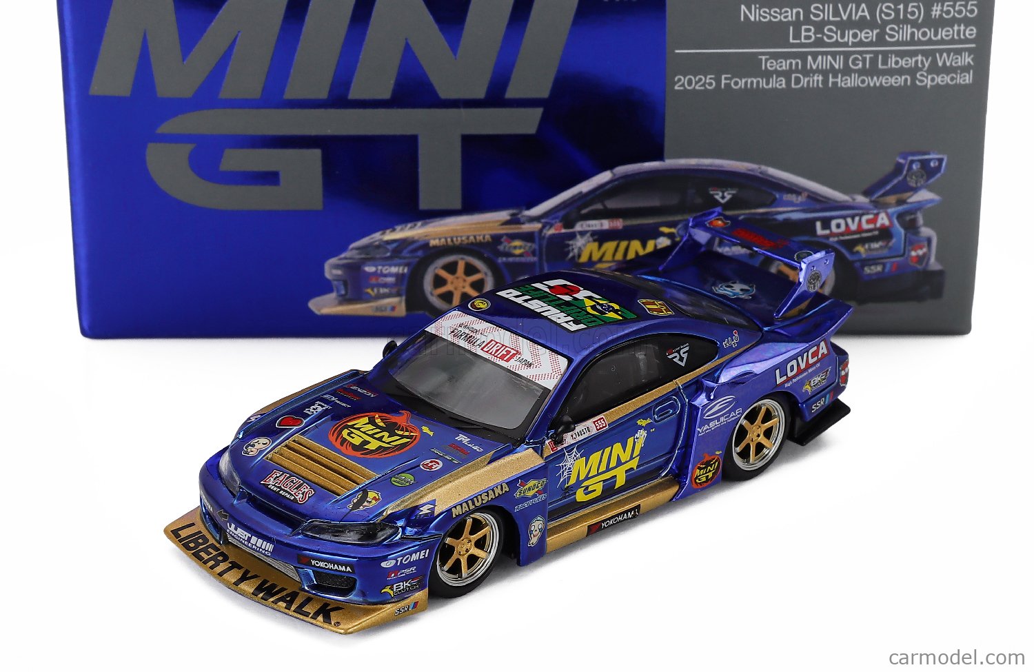 MINI-GT MGT01185-R Scala 1/64 | NISSAN SILVIA (S15) LB SUPER
