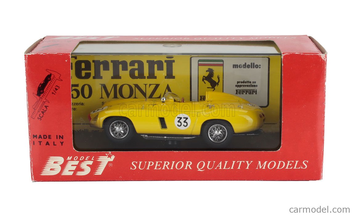 BEST-MODEL 9049 Scala 1/43 | FERRARI 750 MONZA N 33 24h SPA 1955