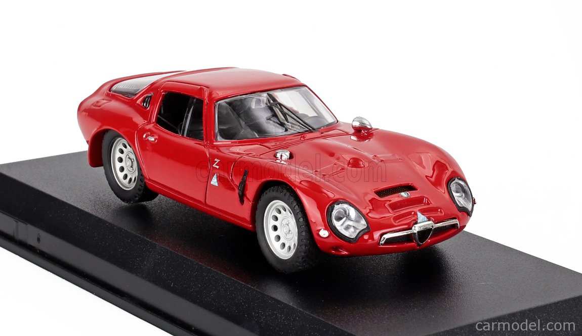 BEST-MODEL 9087 Scale 1/43 | ALFA ROMEO TZ2 PROVA 1964 RED