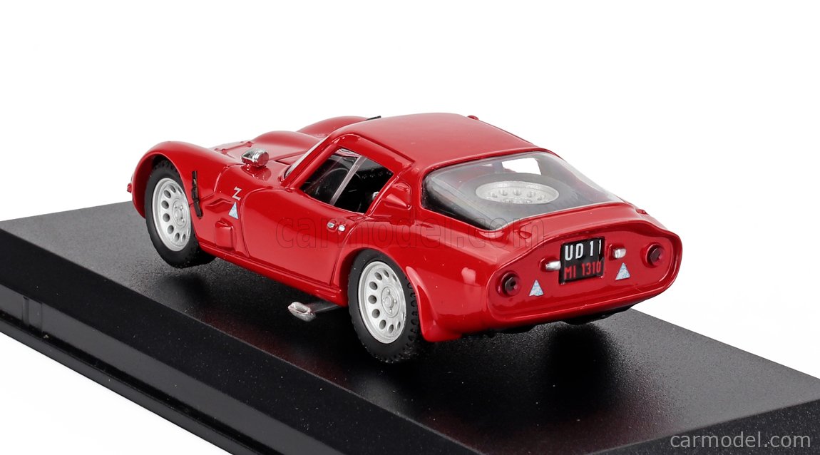 BEST-MODEL 9087 Scale 1/43 | ALFA ROMEO TZ2 PROVA 1964 RED