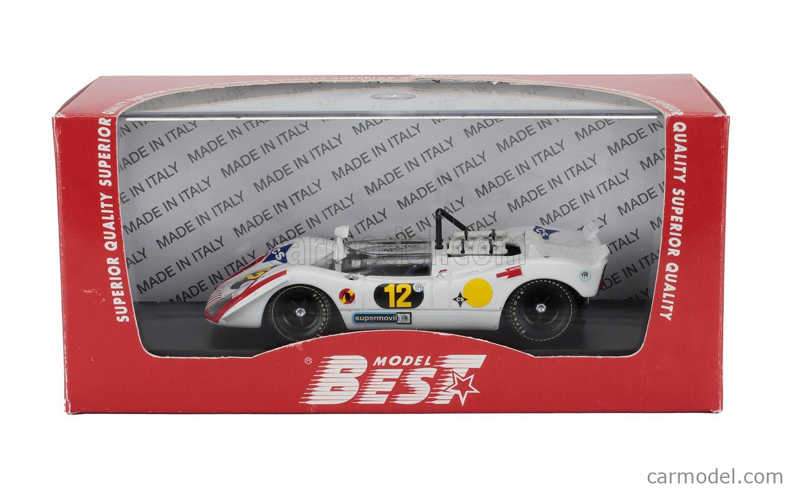 BEST-MODEL 9686 Scale 1/43 | PORSCHE 908/02 N 12 2nd 1000km BUENOS