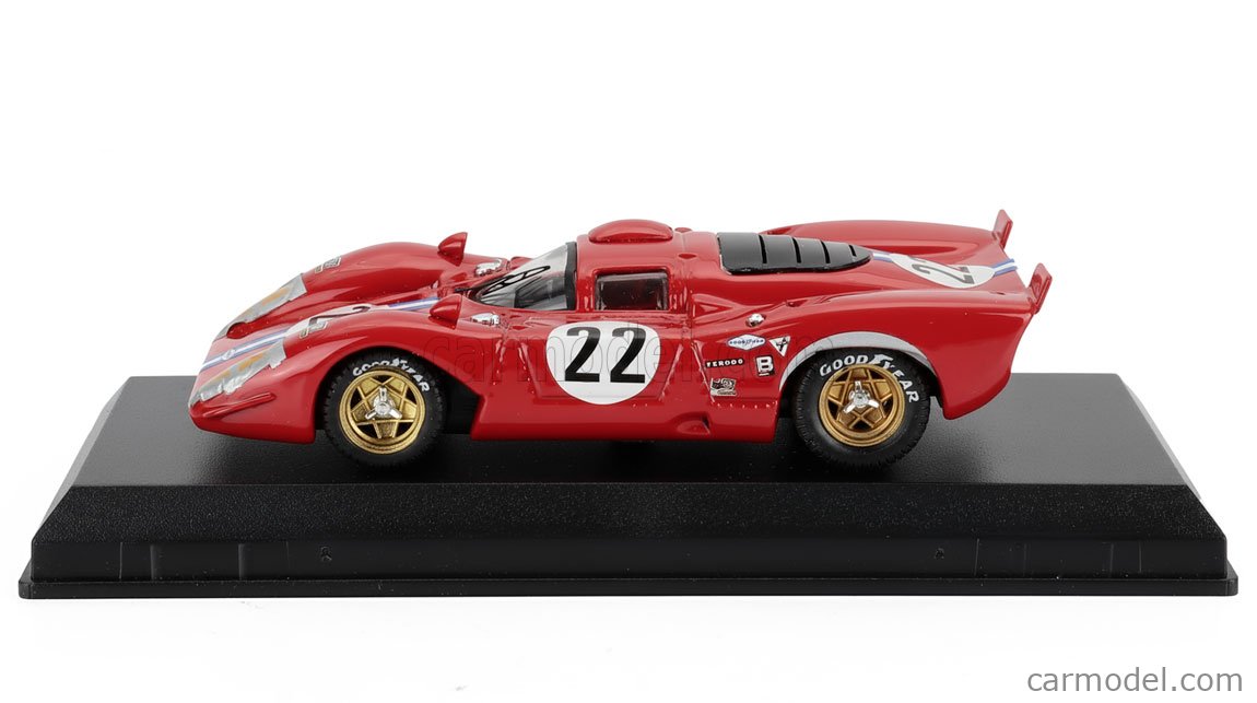 Top Marques - 1:18 Ferrari 512S 5.0L V12 Sefac Spa No.5 24h Le Mans 1970 Jacky Ickx Peter Schetty Limited Edition Resin Model