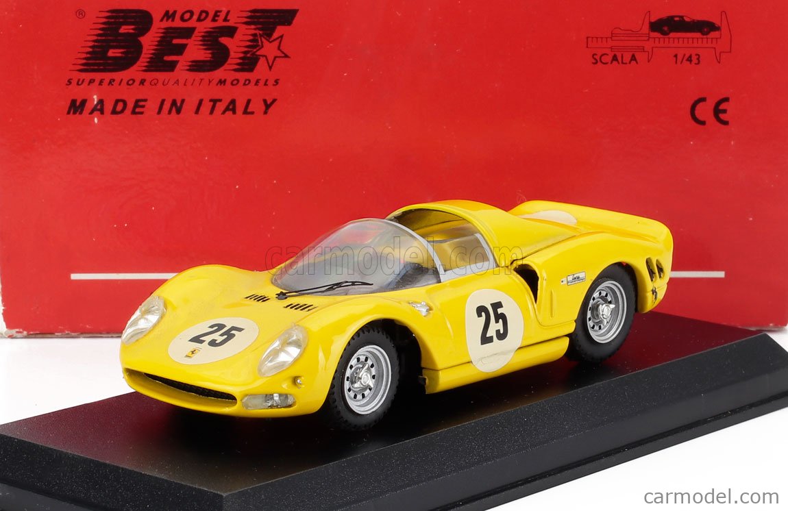BEST-MODEL 9081 Scale 1/43 | FERRARI 365P2 SPIDER N 25 24h DAYTONA