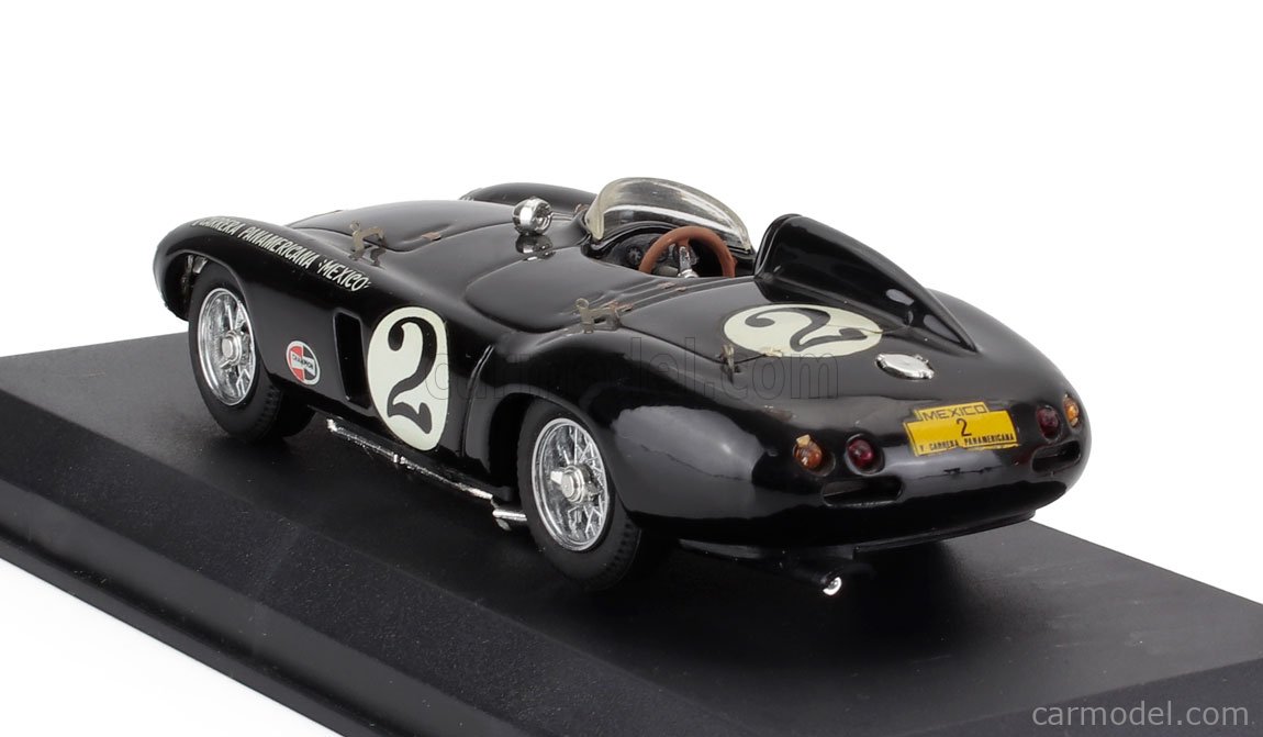 Miniature Ferrari 750 Monza – Carrera Panamericana 1954 – De Portago – BBR 1/43 – PRJ15A (Noire)