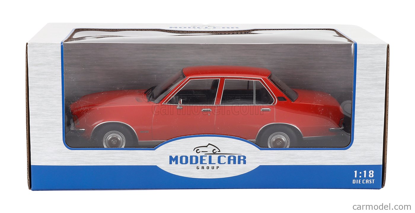 MCG MCG18563 Scale 1/18 | OPEL REKORD 1700 1970 RED