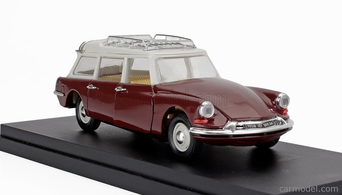 RIO-MODELS 99 Scale 1/43 | CITROEN ID19 BREAK 1958 BROWN WHITE