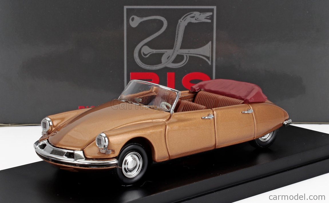Modèle Réduit Citroën DS 19 Cabriolet Bordeaux Lie De Vin - Échelle 1:35 - Marque Welly - Neuf