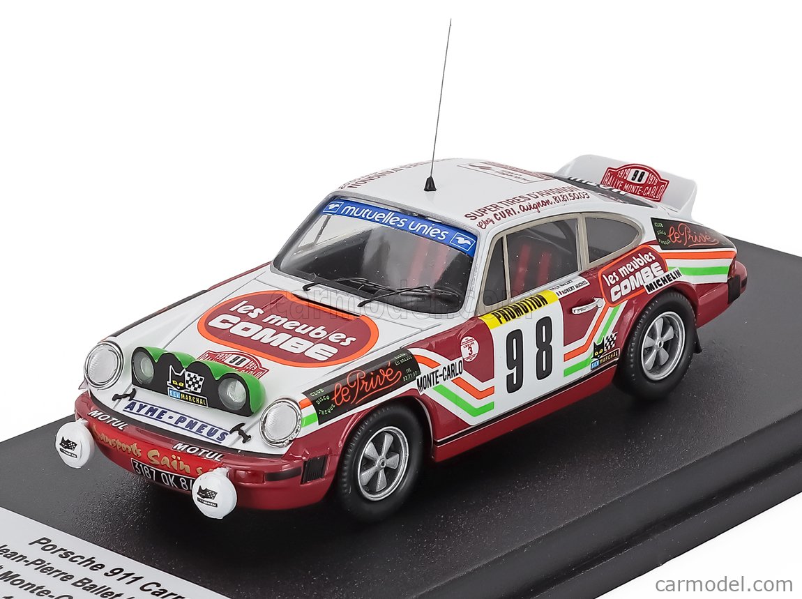 Trofeu DSN140 Porsche 911 24h Le Mans 1969 N.63 &ndash; Mazzia/Mauroy &ndash; Scala 1/43 Spark