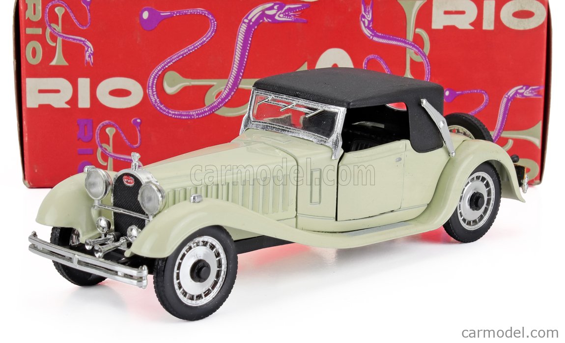RIO-MODELS 36 Scale 1/43 | BUGATTI 41 ROYALE CABRIOLET OPEN 1927 IVORY