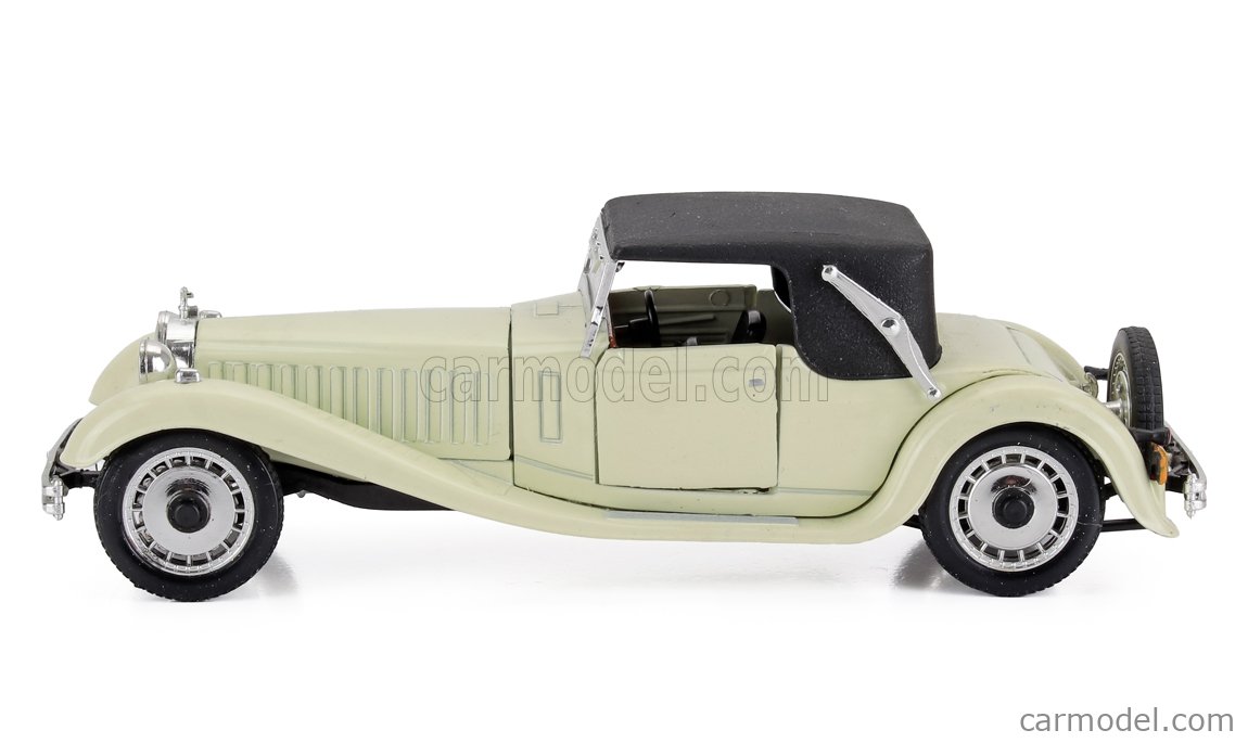 RIO-MODELS 36 Scale 1/43 | BUGATTI 41 ROYALE CABRIOLET OPEN 1927 IVORY