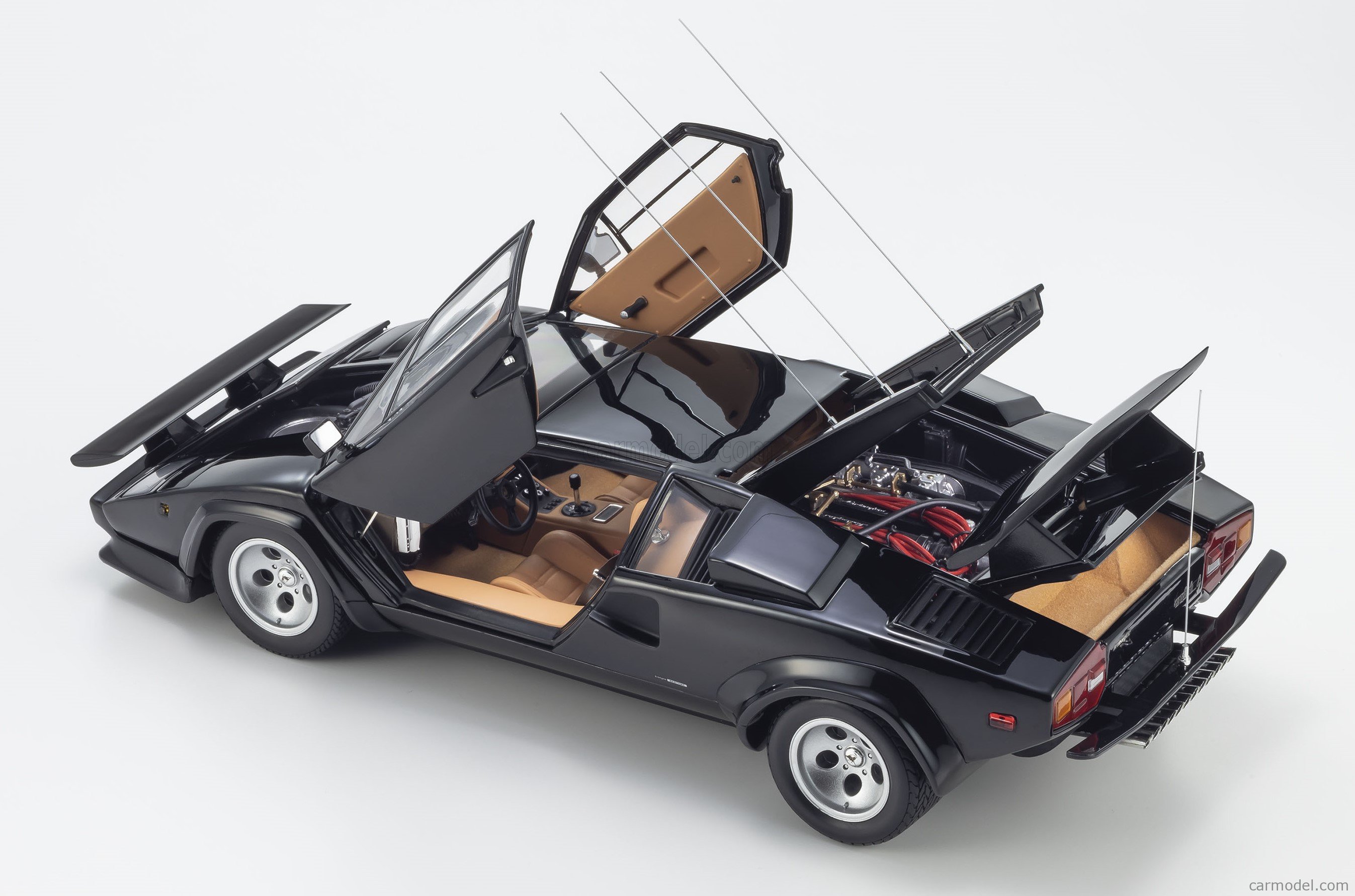 KYOSHO 08320BKCR Scale 1/18 | LAMBORGHINI COUNTACH LP400S 1980 BLACK