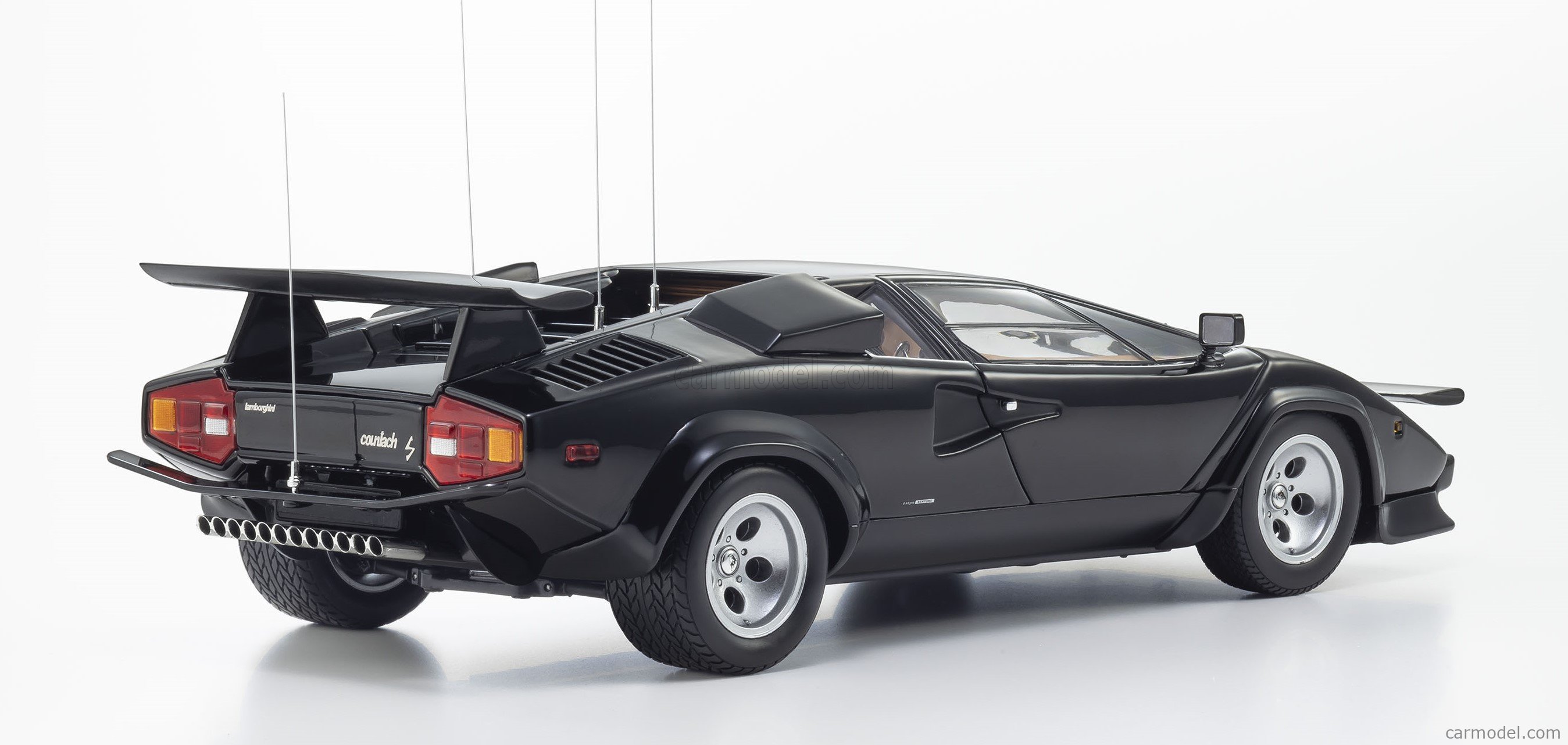 KYOSHO 08320BKCR Scale 1/18 | LAMBORGHINI COUNTACH LP400S 1980 BLACK