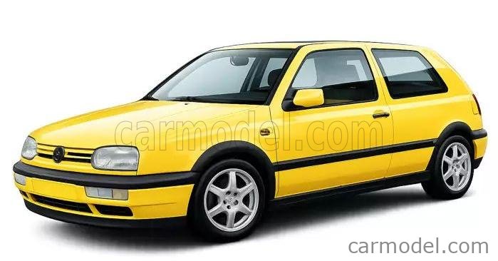 NOREV 188507 Scale 1/18 | VOLKSWAGEN GOLF III GTi 1994 YELLOW