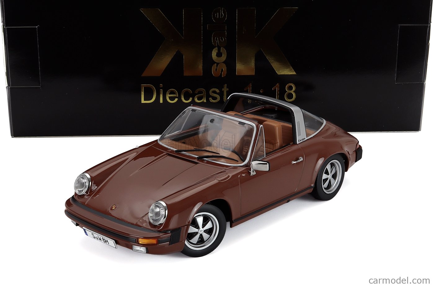KK-SCALE KKDC180923 Scale 1/18 | PORSCHE 911 SC TARGA 1975 BROWN