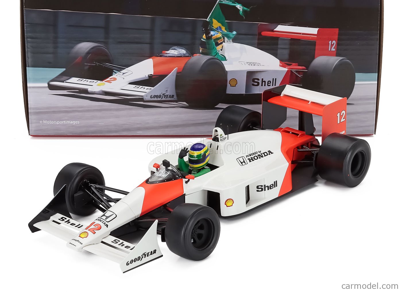 WERK83 W18056003 Scale 1/18 | McLAREN F1 MP4/4 HONDA N 12 (AYRTON