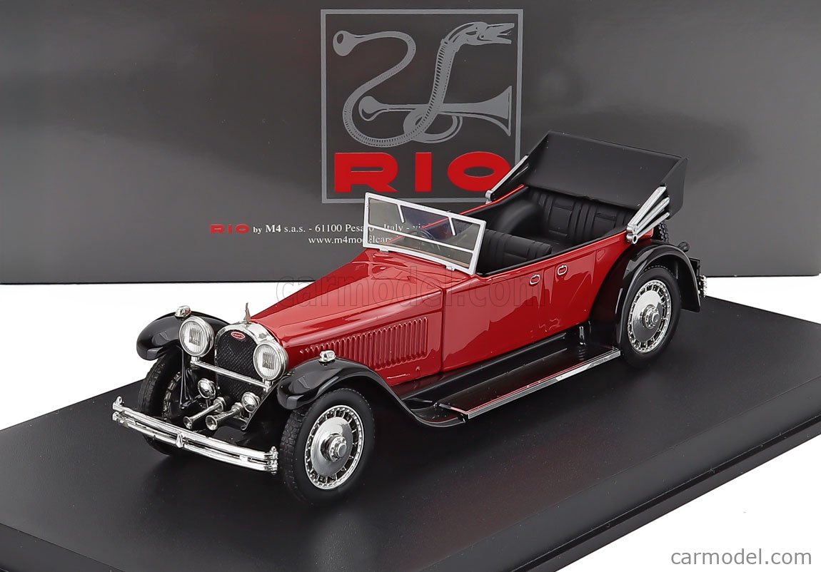 RIO-MODELS 4523 Scale 1/43 | BUGATTI TYPE 41 ROYALE TORPEDO